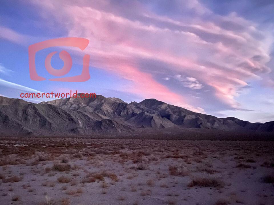 غروب الشمس الثانوي ، حديقة وادي الموت الوطنية iPhone 11 Pro Max @ 4.25mm ، ISO 2000 ، 1/2 ، f / 1.8